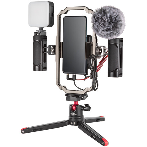 SmallRig Professional Phone Video Rig Kit for Vlogging & Live Streaming 3384B - 1